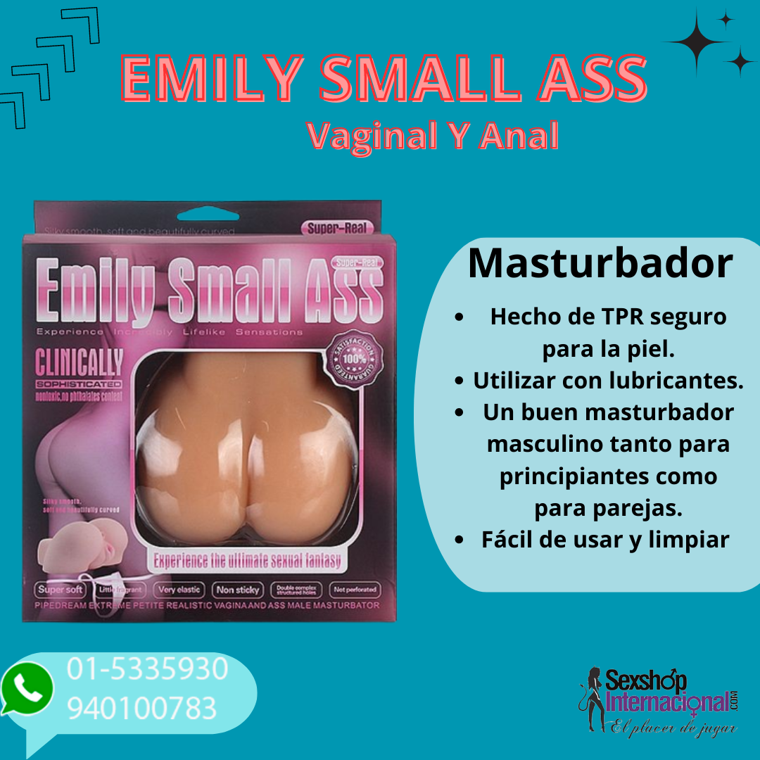 EMILY SMALL ASS - MASTURBADOR REALISTA - SEXSHOP PLAZA NORTE.